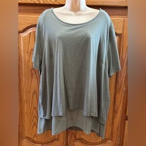 Michael Kors Olive Short Sleeve Top